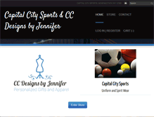 Tablet Screenshot of capcitysports.net